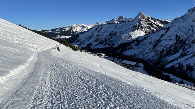 Auf dem Weg nach Oberdamüls