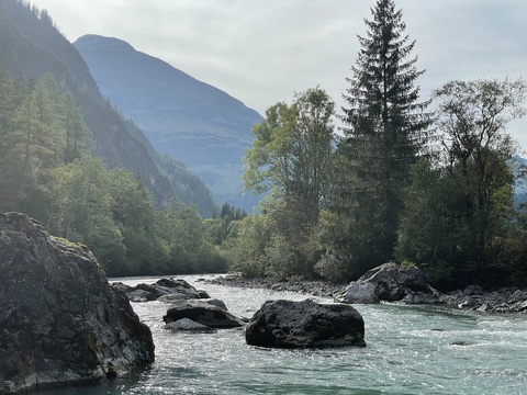 Auf dem Höhenweg bei Hägerau nach Holzgau