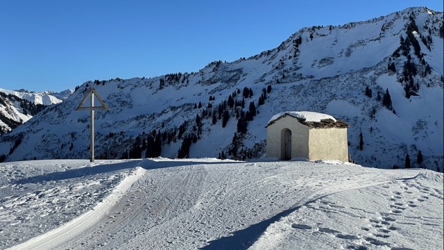 Kapelle Stofel im Winter