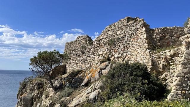 Auf dem Cami de Ronda von Palamos zum Sant Roc