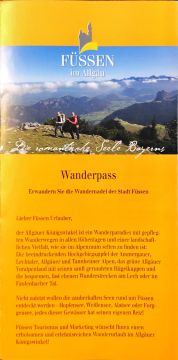 Wanderpass Füssen im Allgäu