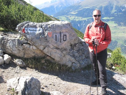 Von Nauders zum Dreiländer-Grenzstein