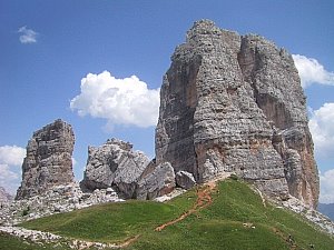 Vom Passo Giau zu den Cinque Torri